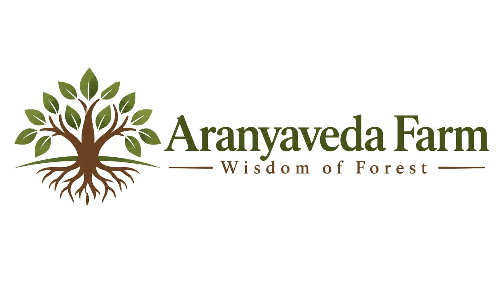 Aranyaveda Farm - Wisdom of the Forest logo